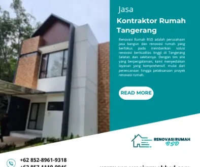 Jasa Kontraktor Rumah Tangerang