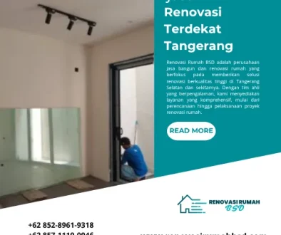 Jasa Renovasi Terdekat Tangerang