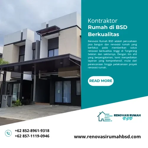 Kontraktor Rumah di BSD Berkualitas