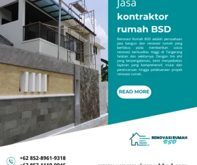 Jasa kontraktor rumah BSD