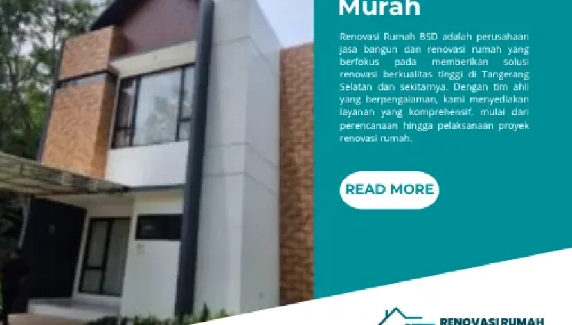 Kontraktor Rumah di Tangerang Murah