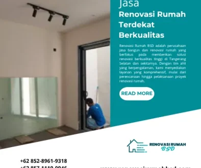 Jasa Renovasi Terdekat Tangerang Berkualitas