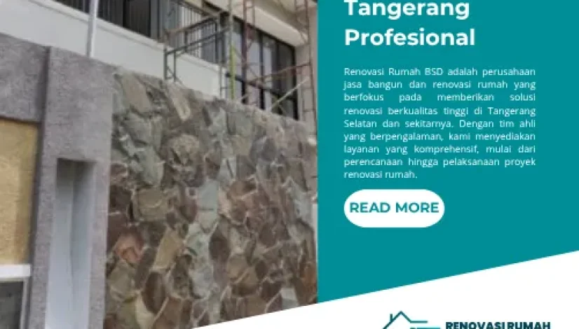 Jasa Renovasi Rumah Tangerang Profesional