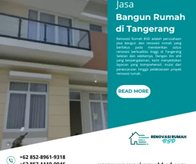 Jasa Bangun Rumah di Tangerang