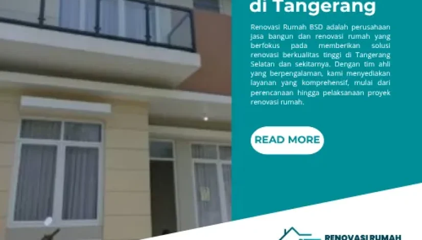 Jasa Bangun Rumah di Tangerang