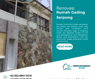 Renovasi Rumah Gading Serpong