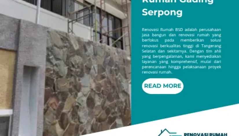 Renovasi Rumah Gading Serpong