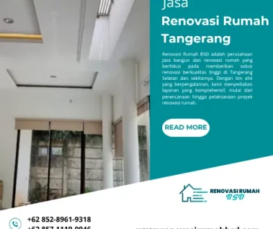 Jasa Renovasi Rumah Tangerang