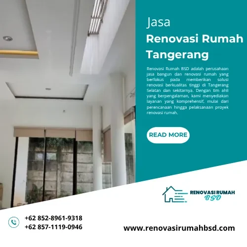 Jasa Renovasi Rumah Tangerang